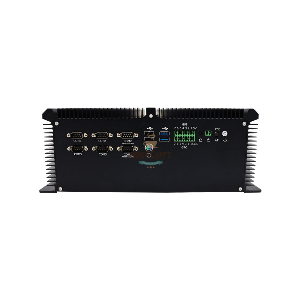 Intel i7 7920HQ 3.10GHz Industrial Mini PC na may 4 LAN Ports