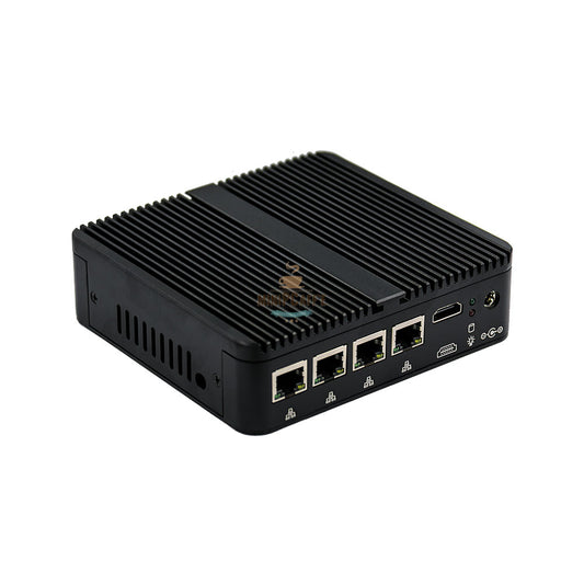 Intel N100 3.40 GHz Mini PC na may 4 LAN Ports