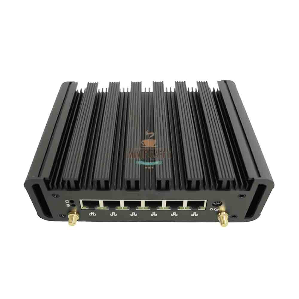 Intel Celeron J6412 Industrial Mini PC with 6 LAN Ports - MiniPCaffe.com