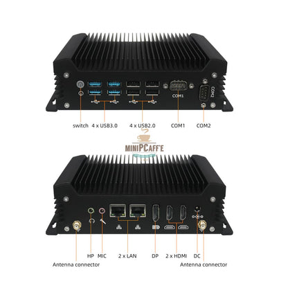 Intel Core Ultra 5 135U 工业迷你电脑，支持三屏显示  