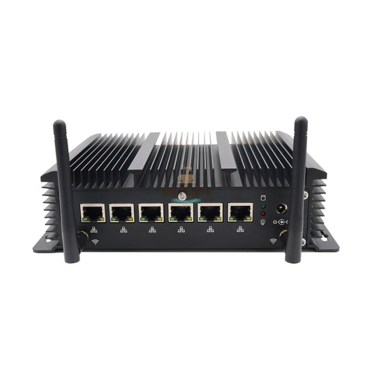 Intel Core i3 8130U Industrie-Mini-PC mit 6 2,5GbE LAN-Anschlüssen