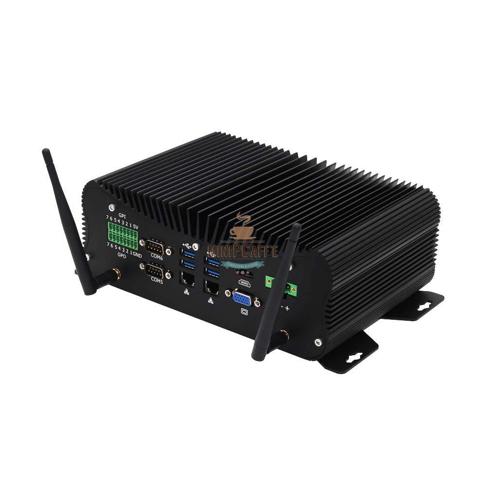 Intel Core i7 1195G7 Industrial Mini PC with 6 COM Ports & LPT - MiniPCaffe.com