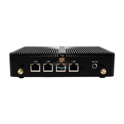 Intel J1900 lüfterloser Mini-PC mit 4 2,5G LAN-Anschlüssen