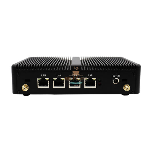 Intel J1900 lüfterloser Mini-PC mit 4 2,5G LAN-Anschlüssen
