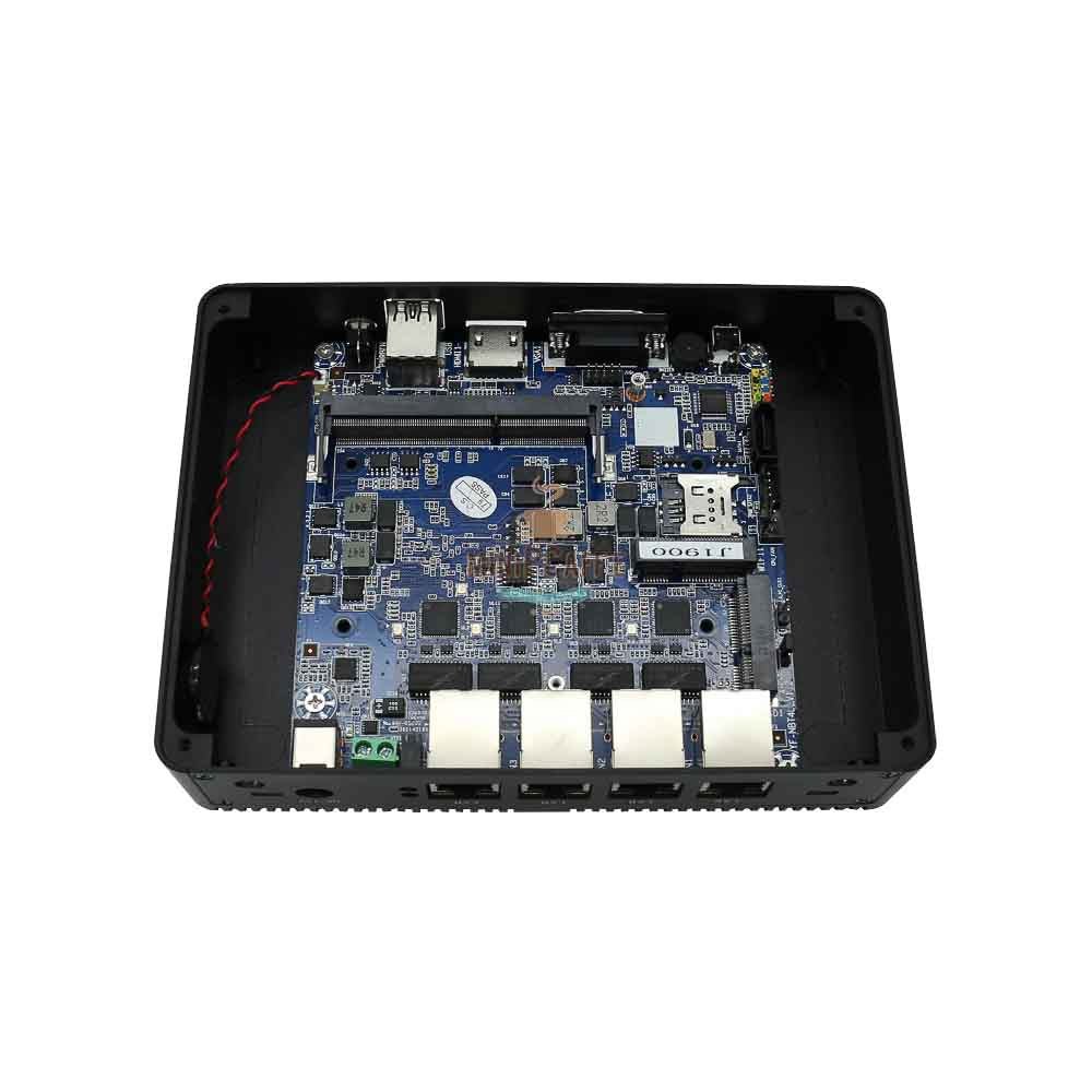 Intel J1900 Fanless Mini PC with 4 2.5G LAN Ports – MiniPCaffe.com