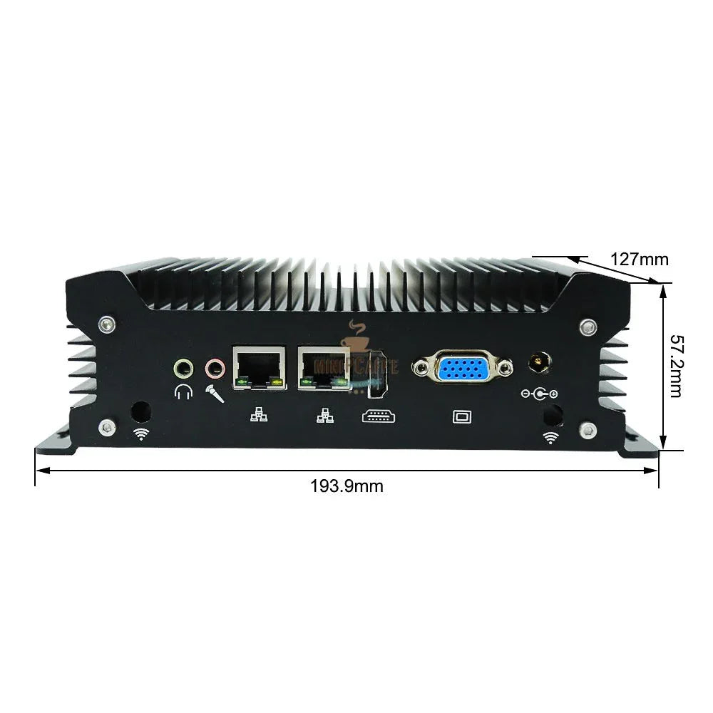 Intel i5 1135G7 Industrial Mini PC with 2 LAN Ports - MiniPCaffe.com