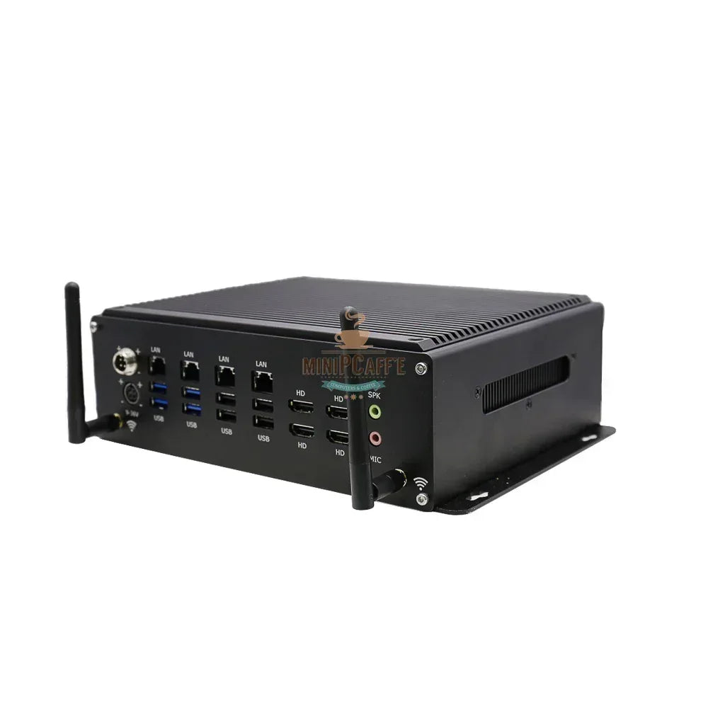 Mini PC Industrial Intel i5 14450HX com 6 portas COM e 4 portas