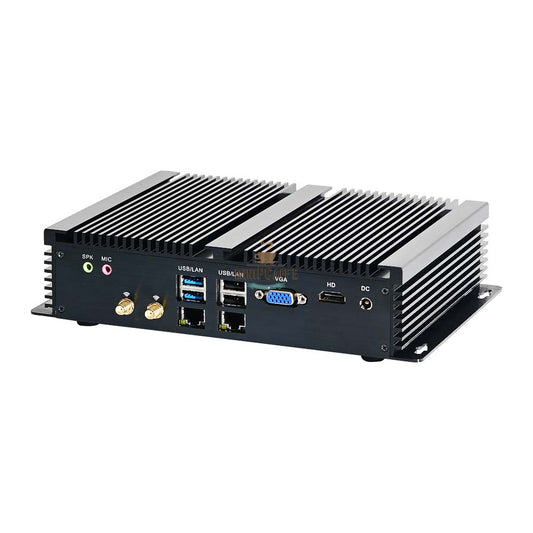 Intel i3 6157U 2.40 GHz Industrial Mini PC na may 6 COM Ports