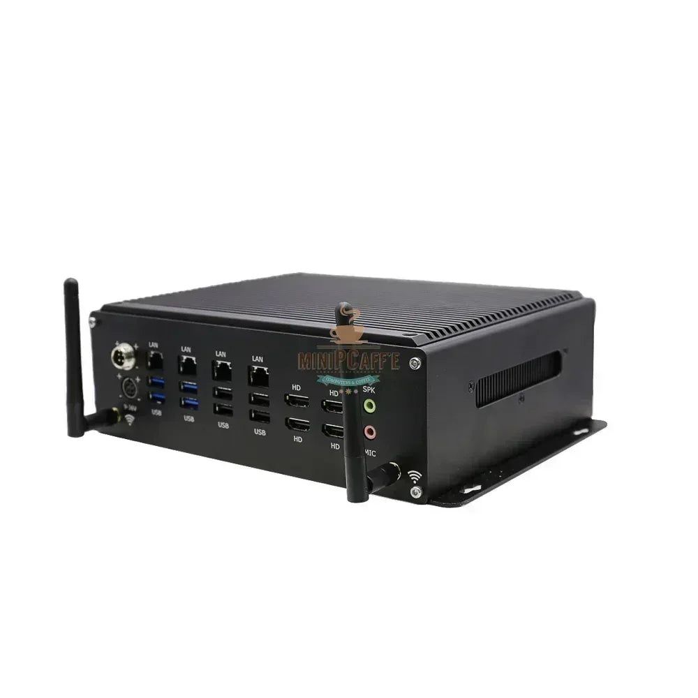 Mini Lan Intel i5 8305G Industrial Mini PC with 6 COM & 4 LAN – MiniPCaffe.com