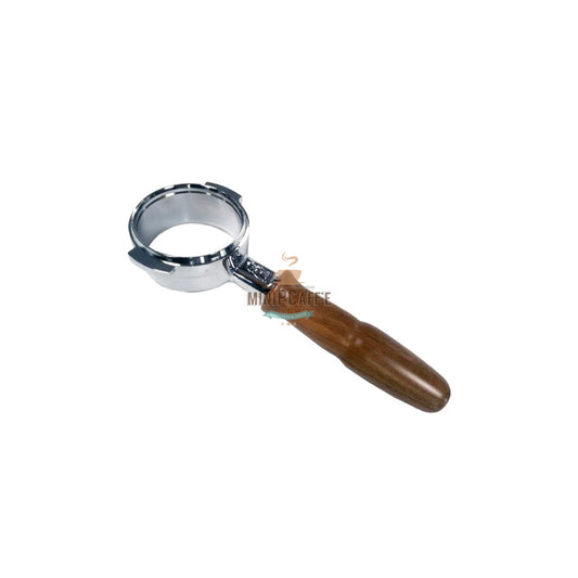 La Marzocco Walnut Wood Bottomless Portafilter - MiniPCaffe.com