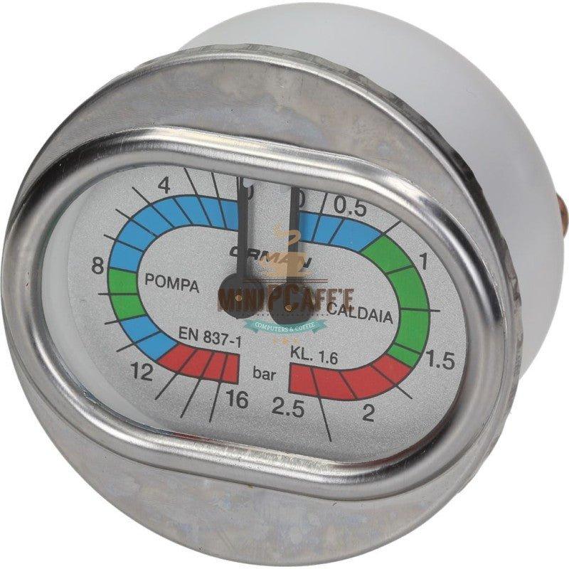 La Pavoni BAR Pump and Boiler Replacement Pressure Gauge - MiniPCaffe.com