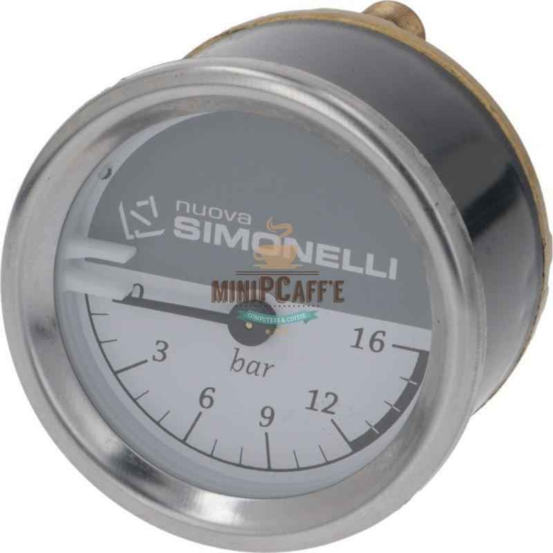 Nuova Simonelli Appia Life 펌프 교체용 압력 게이지 0-16 Bar  