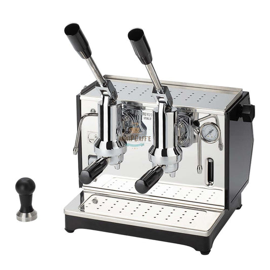 Pontevecchio tuas mewah Espresso Machine 2 kumpulan hitam
