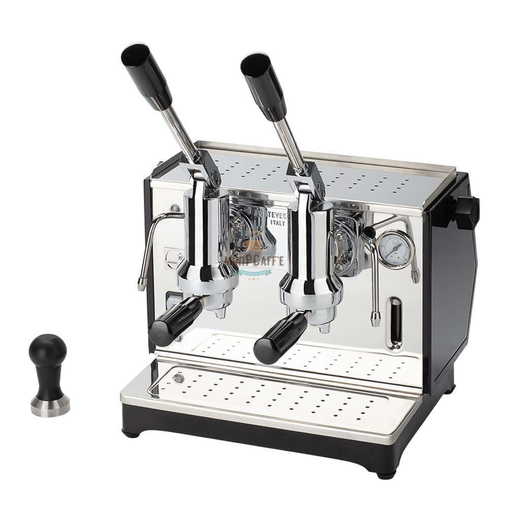 Pontevecchio Lusso 2 Groups Espresso Machine and Specialita Black - MiniPCaffe.com