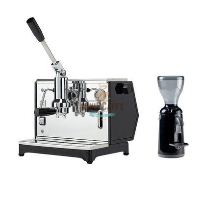 Pontevecchio Lusso Black with Nuova Simonelli Grinta - MiniPCaffe.com
