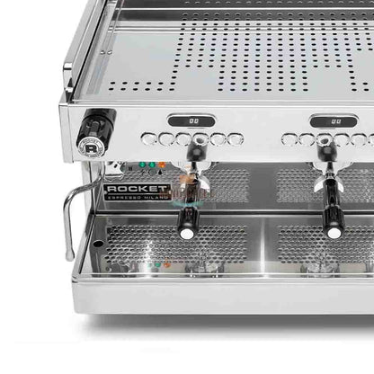 Rocket Boxer Timer Commercial Espresso Machine - 2 Group - MiniPCaffe.com