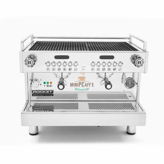 Rocket Boxer Timer Commercial Espresso Machine - 2 Group - MiniPCaffe.com