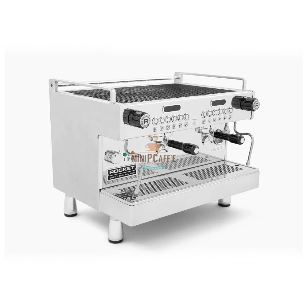 Rocket Boxer Timer Commercial Espresso Machine - 2 Group - MiniPCaffe.com