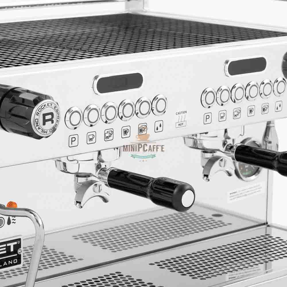 Rocket Boxer Timer Commercial Espresso Machine - 2 Group - MiniPCaffe.com