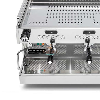 Rocket Boxer Timer Commercial Espresso Machine - 3 Group - MiniPCaffe.com