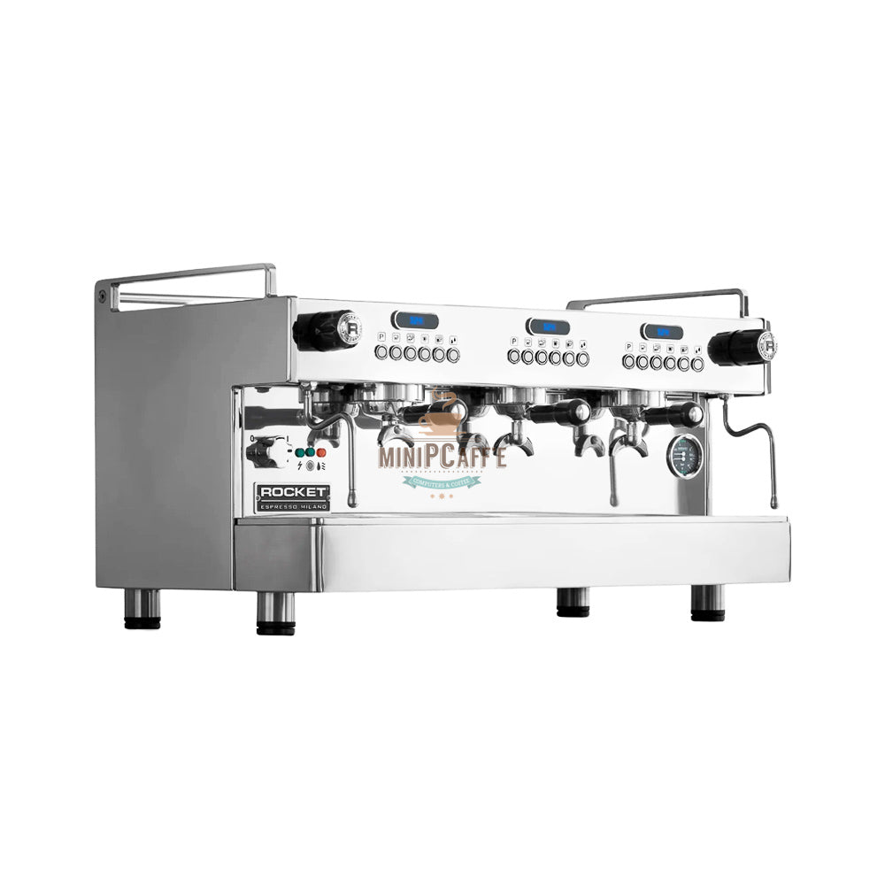 Rocket Boxer Timer Commercial Espresso Machine - 3 Group - MiniPCaffe.com