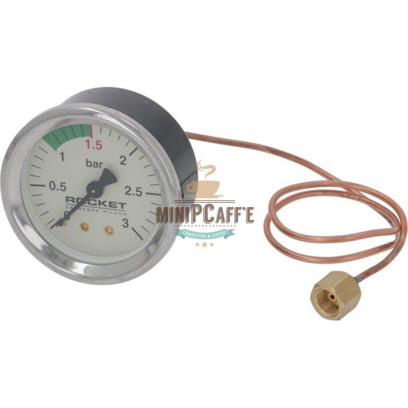 Rocket R60V R58 R Nine One Replacement Boiler Pressure Gauge 0-3 Bar - MiniPCaffe.com