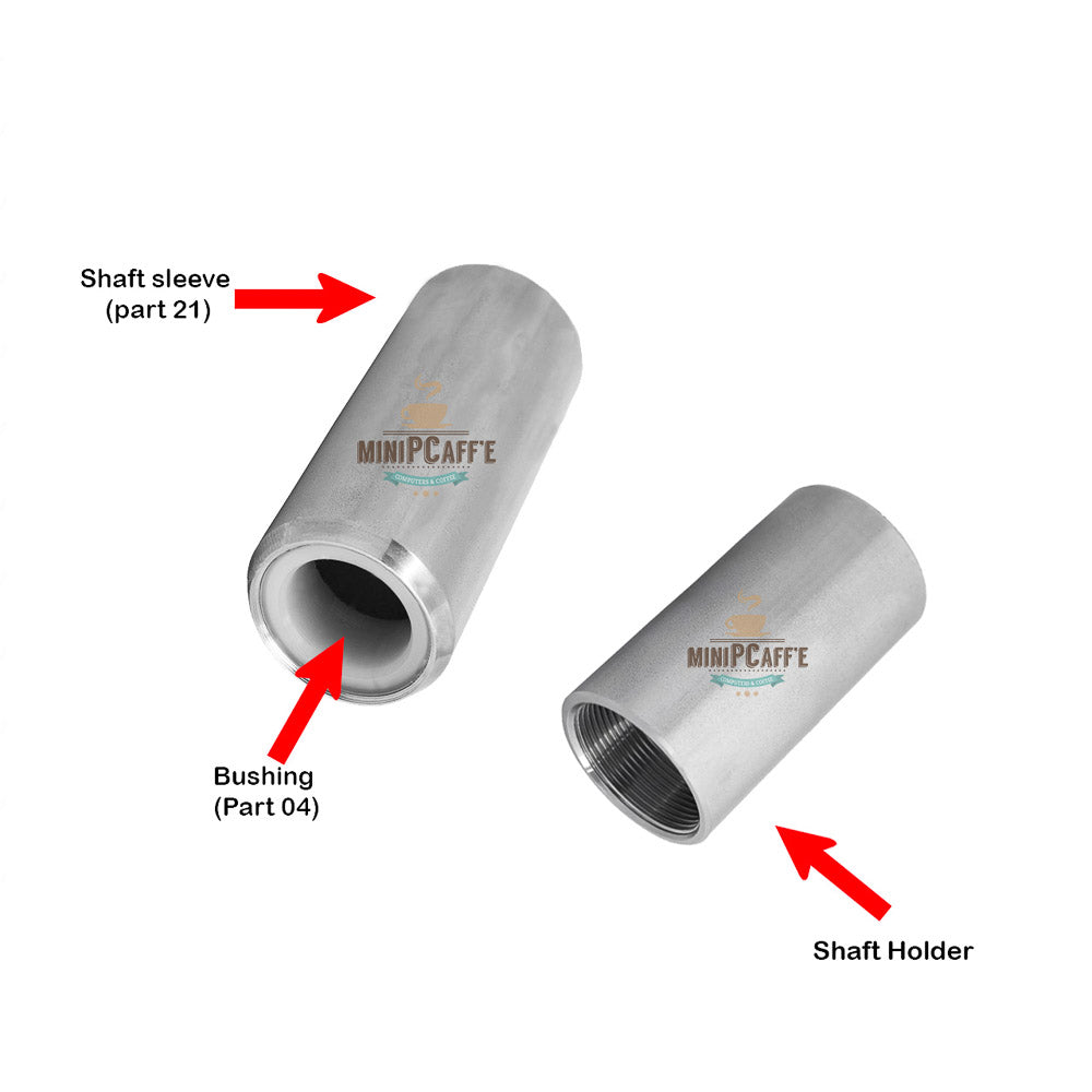 Shaft Sleeve and Shaft Holder for Musso Pola Stella - MiniPCaffe.com
