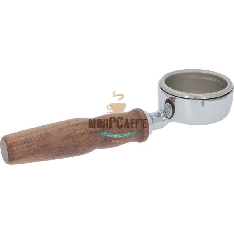 Vibiemme Bottomless Wooden Handle Portafilter - MiniPCaffe.com