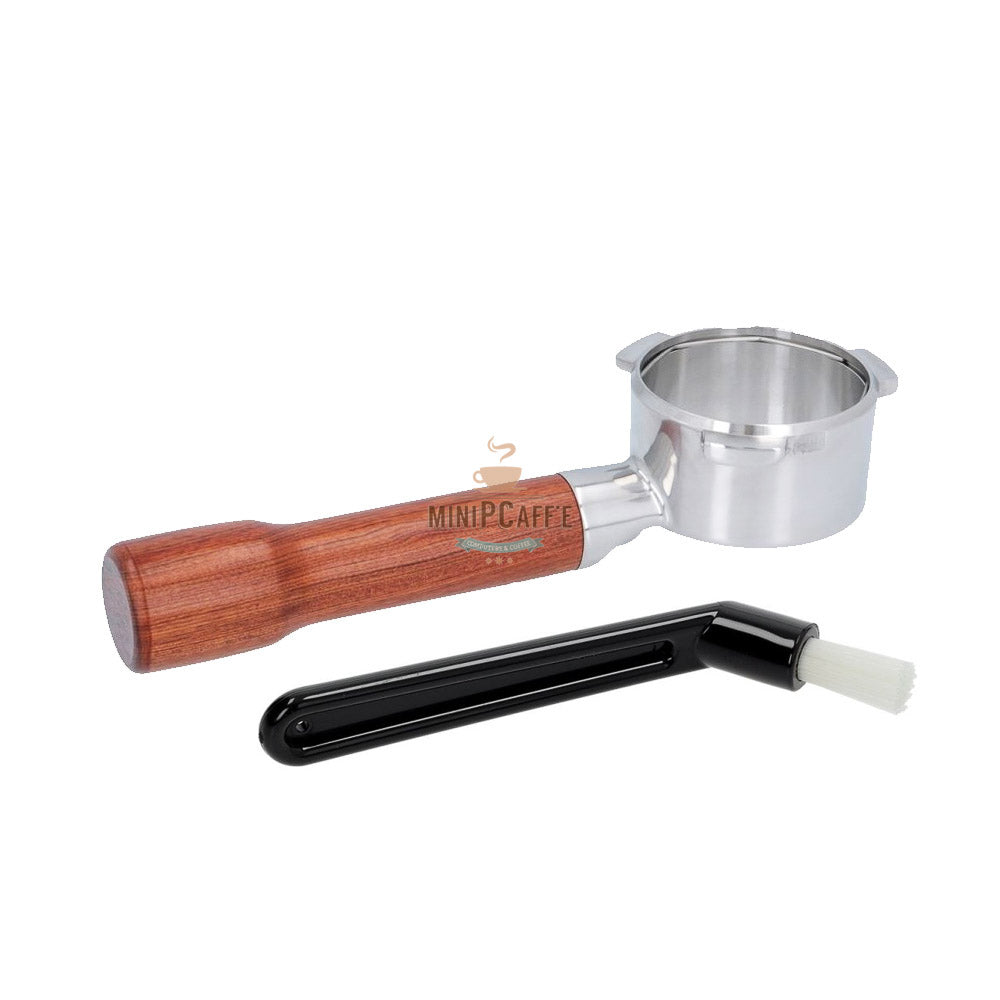 Breville Bottomless Portafilter with Wooden Handle - MiniPCaffe.com