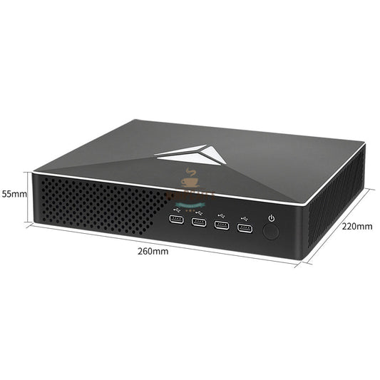 FleetPC-11-RTX3000 Car-PC (Intel Core i9-10900TE, 6x4.0Ghz, NVIDIA RTX3000  GPU, 9-48V Automotive PSU, 10x LAN, 3x dP, 2x HDMI) [FANLESS] [ FleetPC  CarPC (x86) ]