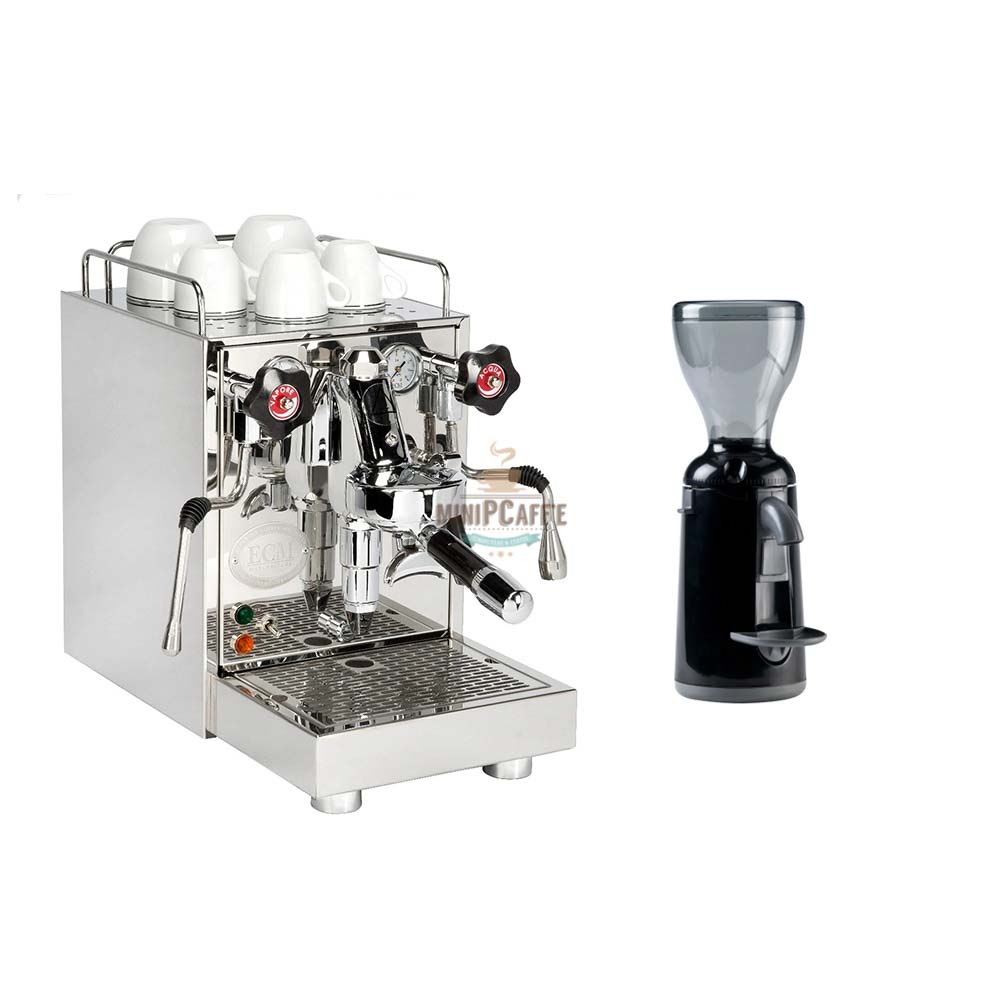 ECM Mechanika V Slim Espresso Machine and Nuova Simonelli Grinta Grinder - MiniPCaffe.com