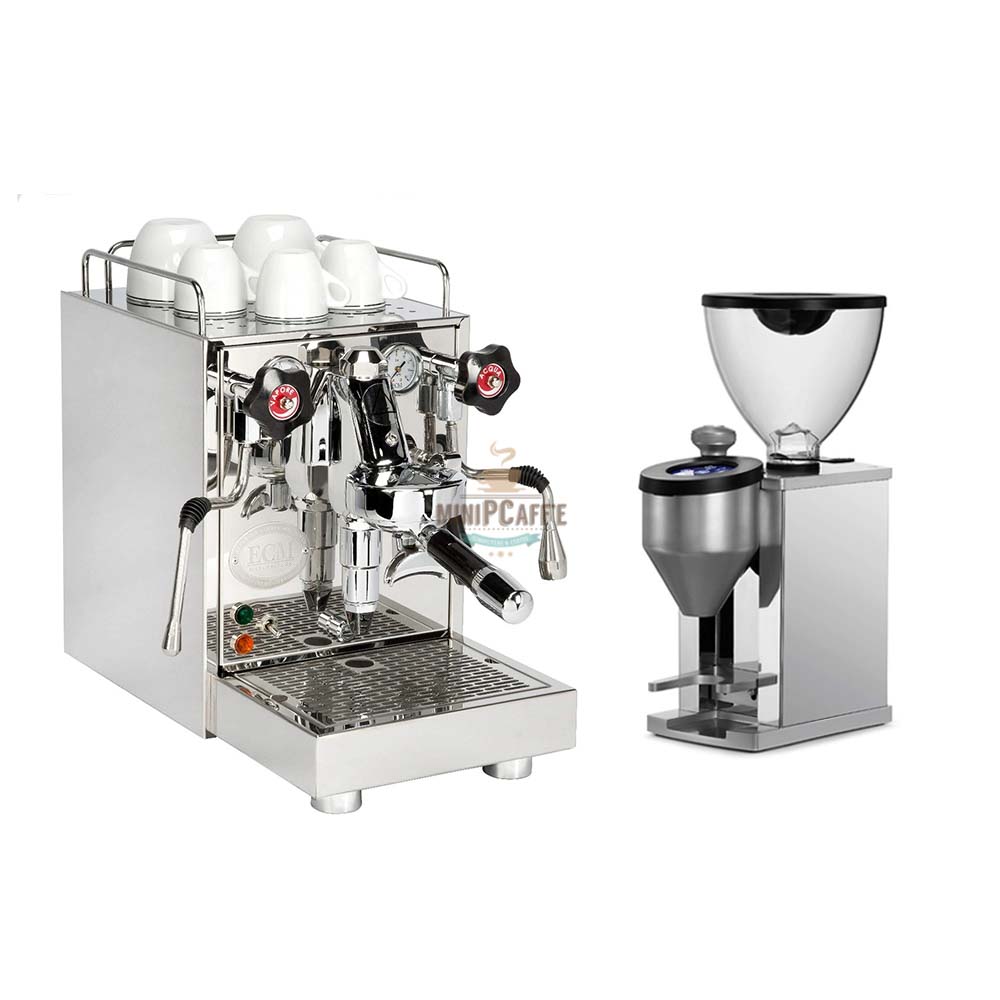 ECM Mechanika V Slim Espresso Machine and Rocket Faustino Grinder - MiniPCaffe.com