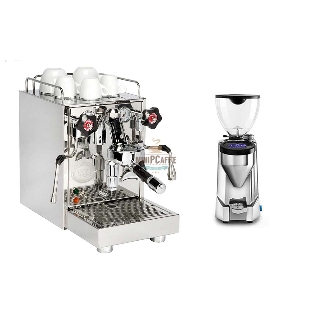 ECM Mechanika V Slim Espresso Machine and Rocket Fausto Grinder - MiniPCaffe.com