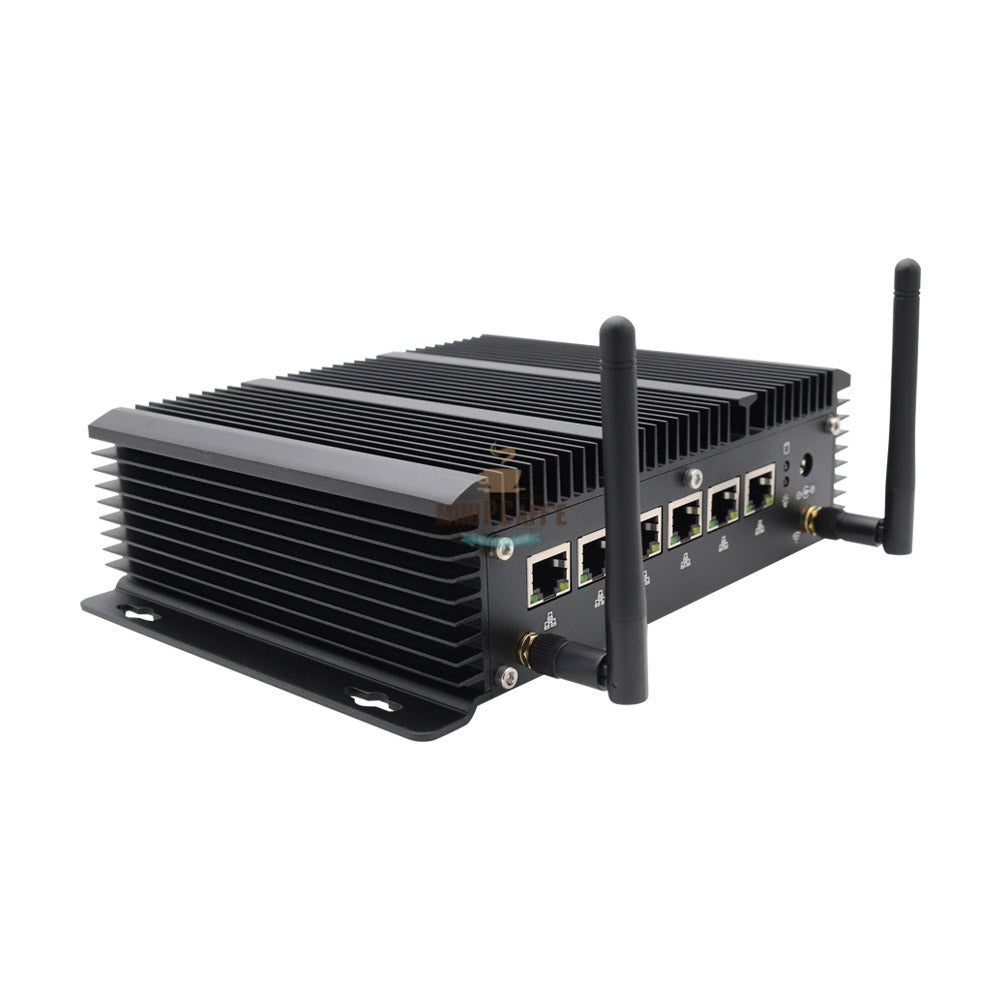 Intel i7 10510U Industrial Mini PC with 6 LAN Ports - MiniPCaffe.com