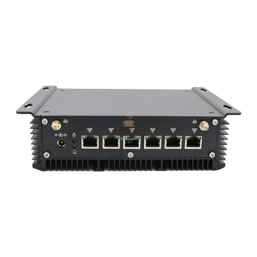 Intel i7 10510U Industrial Mini PC with 6 LAN Ports - MiniPCaffe.com
