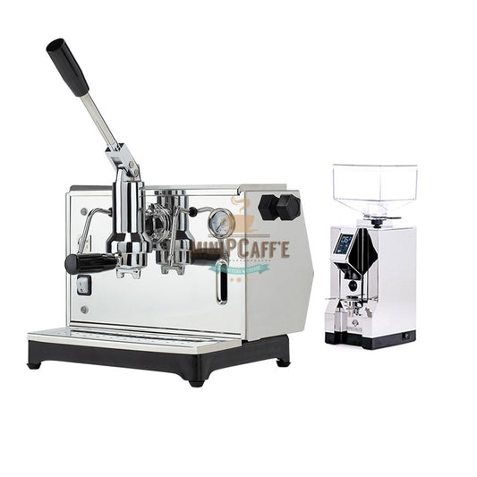 Machine à espresso à levier de luxe Pontevecchio et broyeur spécialisé Eureka