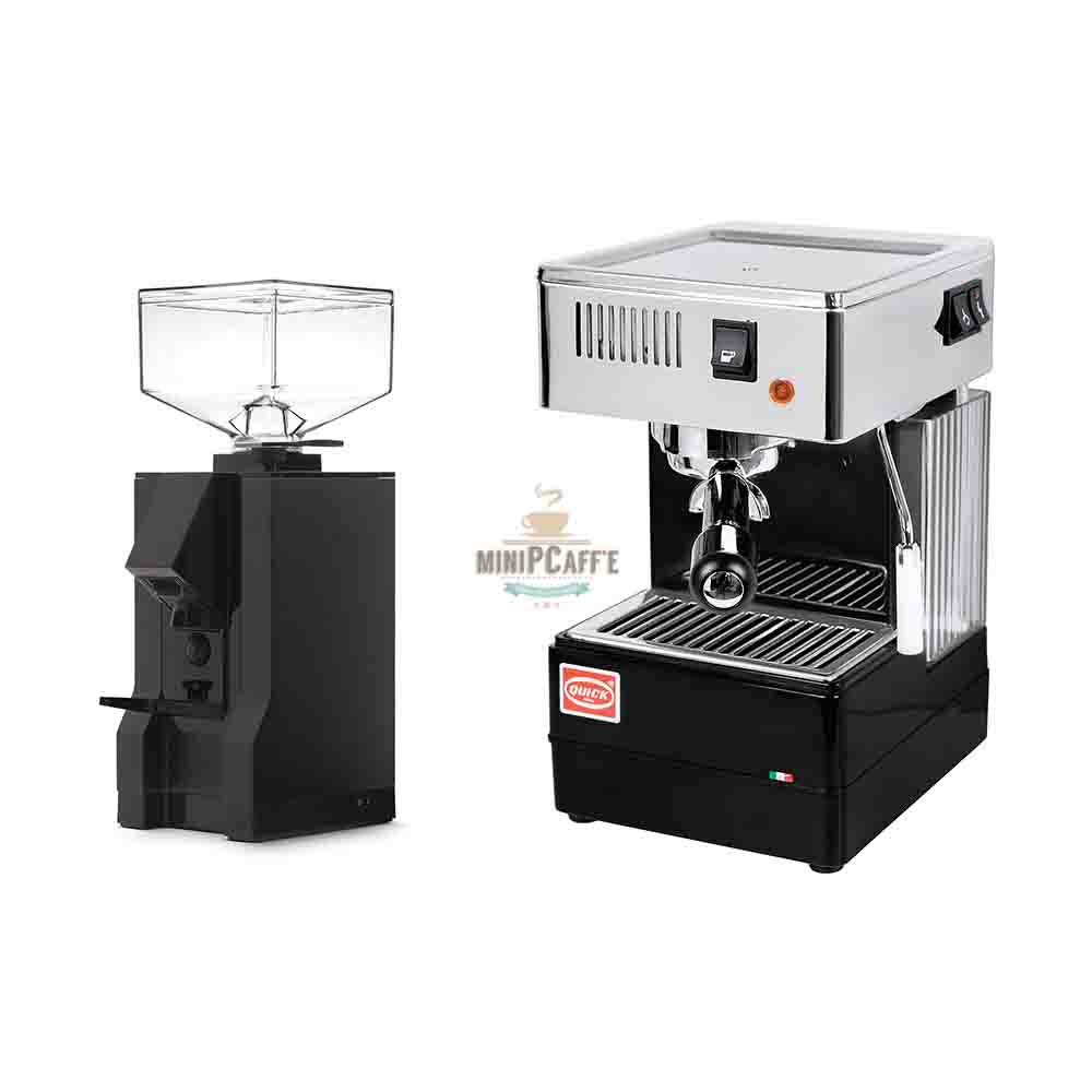 QuickMill 820 Espresso Machine & Eureka Manuale Grinder