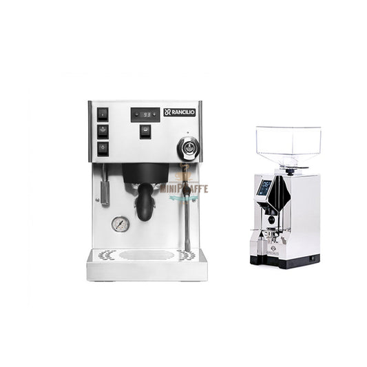 रैनसिलियो सिल्विया प्रो एक्स एस्प्रेसो कॉफी मशीन और यूरेका स्पेशलिता