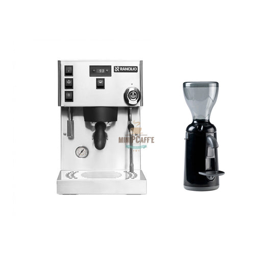 रैनसिलियो सिल्विया प्रो एक्स एस्प्रेसो कॉफी मशीन और नुओवा सिमोनेली ग्रिंटा