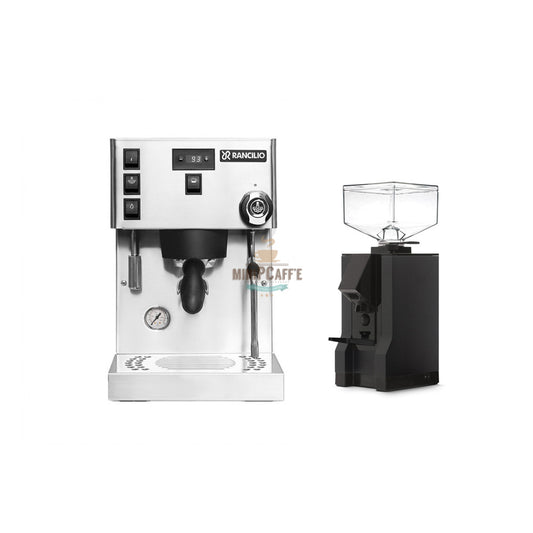 Rancilio Silvia Pro X Espresso Machine and Eureka Manuale Grinder - MiniPCaffe.com