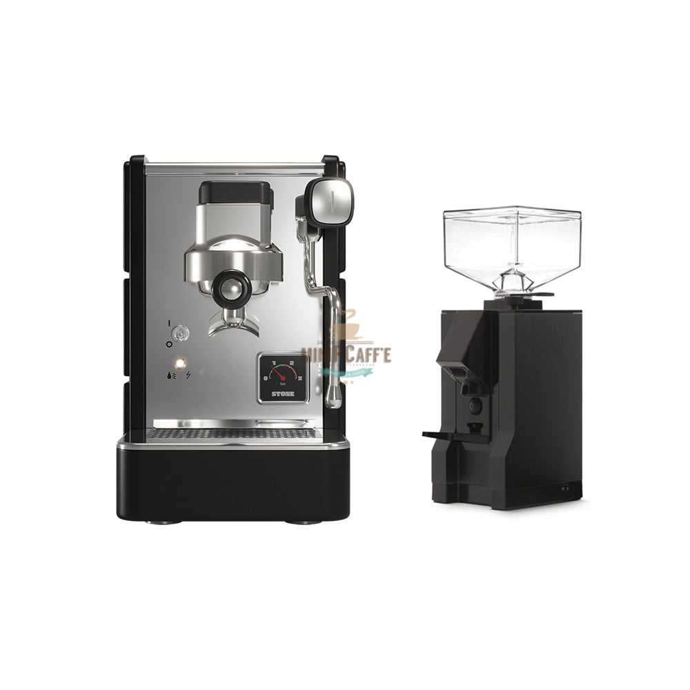 STONE PLUS Espresso Machine and Eureka Manuale Grinder - MiniPCaffe.com